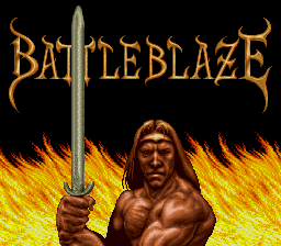Battle Blaze (USA) Title Screen